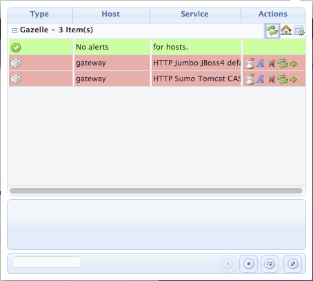 Nagios Checker Screen