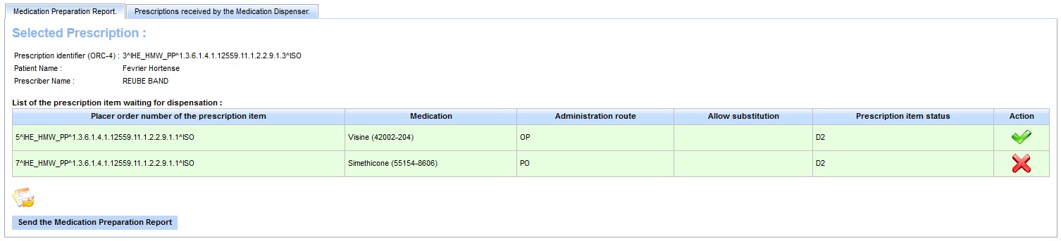 medication order